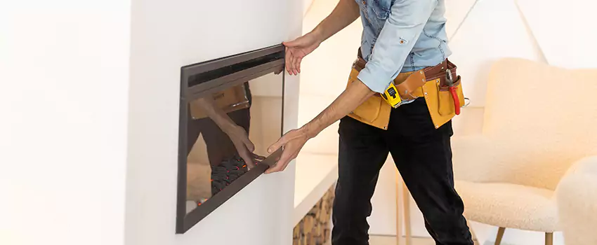 Metal Fireplace Installation in Buffalo Grove, Illinois