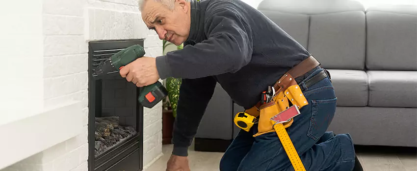 New Indoor Fireplace Installation in Buffalo Grove, Illinois