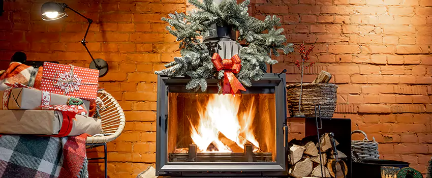 Travis Industries Linear Gas Fireplace Installation in Buffalo Grove, Illinois